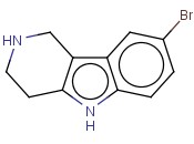 8-BROMO-<span class='lighter'>2,3,4,5-TETRAHYDRO</span>-1H-PYRIDO[4,3-B]INDOLE
