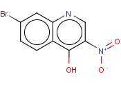 4-<span class='lighter'>QUINOLINOL</span>, 7-<span class='lighter'>BROMO-3-NITRO</span>-