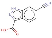 6-<span class='lighter'>CYANO-1H-INDAZOLE</span>-3-CARBOXYLIC ACID