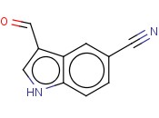 5-<span class='lighter'>氰</span><span class='lighter'>基</span><span class='lighter'>吲哚</span>-3-甲醛
