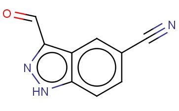 <span class='lighter'>5-CYANO</span> <span class='lighter'>INDAZOLE-3-CARBOXALDEHYDE</span>