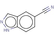 <span class='lighter'>吲</span><span class='lighter'>唑</span>-5-甲腈