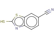 2-<span class='lighter'>巯基</span><span class='lighter'>苯</span>并噻唑-6-甲腈