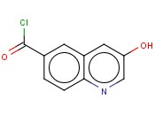 3-<span class='lighter'>HYDROXYQUINOLINE</span>-6-CARBONYL CHLORIDE