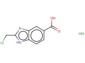 2-（<span class='lighter'>氯</span><span class='lighter'>甲基</span>）-1H-<span class='lighter'>苯并咪唑</span>-5-羧酸盐酸盐