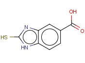 2-<span class='lighter'>MERCAPTO</span>-5-BENZIMIDAZOLECARBOXYLIC ACID