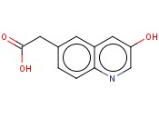 3-<span class='lighter'>HYDROXYQUINOLINE</span>-6-ACETIC ACID
