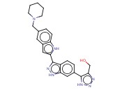 (5-(3-(5-(<span class='lighter'>哌啶</span>-1-基<span class='lighter'>甲基</span>)-1H-吲哚-2-基)-1H-吲唑-6-基)-1H-1,2,3-三唑-4-基)<span class='lighter'>甲醇</span>