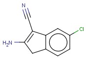 2-AMINO-5-CHLORO-1H-<span class='lighter'>INDENE</span>-3-CARBONITRILE
