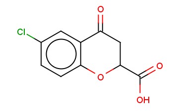 <span class='lighter'>6-CHLORO-3,4-DIHYDRO-4-OXO-2H-1-BENZOPYRAN-2-CARBOXYLIC</span> ACID