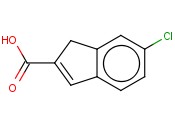 6-CHLORO-1H-<span class='lighter'>INDENE</span>-2-CARBOXYLIC ACID