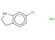 6-<span class='lighter'>氯</span>-2,3-二氢-1H-<span class='lighter'>吲哚</span>盐酸盐