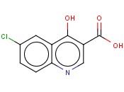 6-氯-4-<span class='lighter'>羟基</span><span class='lighter'>喹啉</span>-3-羧酸