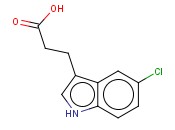 5-<span class='lighter'>CHLOROINDOLE</span>-3-PROPIONIC ACID