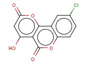 <span class='lighter'>9-CHLORO-4-HYDROXY-PYRANO</span>[<span class='lighter'>3,2-C</span>]<span class='lighter'>CHROMENE-2,5-DIONE</span>