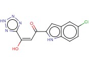 1-(5-<span class='lighter'>氯</span>-1H-<span class='lighter'>吲哚</span>-2-基)-3-羟基-3-(2H-四唑-5-基)-2-丙烯基-1-<span class='lighter'>酮</span>
