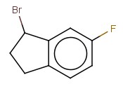 1-BROMO-2,3-DIHYDRO-6-FLUORO-1H-<span class='lighter'>INDENE</span>