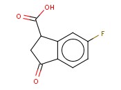 <span class='lighter'>2,3-DIHYDRO-6-FLUORO-3-OXO-1H-INDENE-1-CARBOXYLIC</span> ACID