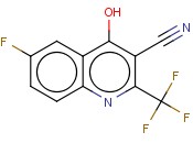 6-氟-4-羟基-2-三氟甲基<span class='lighter'>喹啉</span>-3-<span class='lighter'>氰</span><span class='lighter'>基</span>