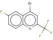 4-<span class='lighter'>溴</span>-6-<span class='lighter'>氟</span>-2-(<span class='lighter'>三</span><span class='lighter'>氟</span>甲基)喹啉