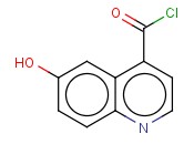 6-<span class='lighter'>HYDROXYQUINOLINE</span>-4-CARBONYL CHLORIDE