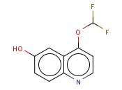 4-(DIFLUOROMETHOXY)-<span class='lighter'>6-HYDROXYQUINOLINE</span>