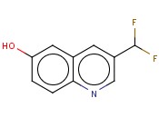 3-(DIFLUOROMETHYL)-<span class='lighter'>6-HYDROXYQUINOLINE</span>