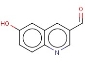 6-<span class='lighter'>HYDROXYQUINOLINE</span>-3-CARBOXALDEHYDE