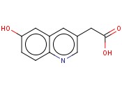 6-<span class='lighter'>HYDROXYQUINOLINE</span>-3-ACETIC ACID