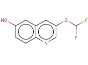 3-(DIFLUOROMETHOXY)-<span class='lighter'>6-HYDROXYQUINOLINE</span>