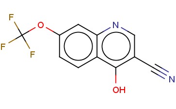 4-HYDROXY-7-(TRIFLUOROMETHOXY)-<span class='lighter'>3-QUINOLINECARBONITRILE</span>