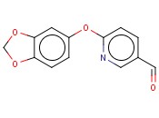 3-<span class='lighter'>PYRIDINECARBOXALDEHYDE</span>, 6-(1,3-BENZODIOXOL-5-YLOXY)-
