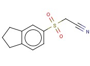 2-(2,3-DIHYDRO-1H-<span class='lighter'>INDENE</span>-5-SULFONYL)ACETONITRILE
