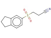 3-(2,3-DIHYDRO-1H-<span class='lighter'>INDENE</span>-5-SULFONYL)PROPANENITRILE