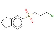 5-[(3-CHLOROPROPYL)SULFONYL]-2,3-DIHYDRO-1H-<span class='lighter'>INDENE</span>