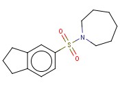 1-(2,3-DIHYDRO-1H-<span class='lighter'>INDENE</span>-5-SULFONYL)AZEPANE