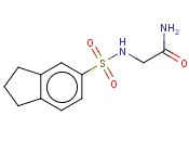 2-(2,3-DIHYDRO-1H-<span class='lighter'>INDENE</span>-5-SULFONAMIDO)ACETAMIDE