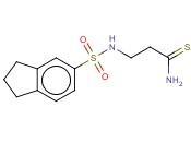 3-(2,3-DIHYDRO-1H-<span class='lighter'>INDENE</span>-5-SULFONAMIDO)PROPANETHIOAMIDE