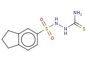 (2,3-DIHYDRO-1H-<span class='lighter'>INDENE</span>-5-SULFONAMIDO)THIOUREA