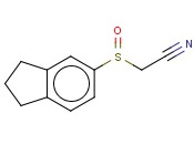 2-(2,3-DIHYDRO-1H-<span class='lighter'>INDENE</span>-5-SULFINYL)ACETONITRILE