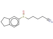 5-(2,3-DIHYDRO-1H-<span class='lighter'>INDENE</span>-5-SULFINYL)PENTANENITRILE