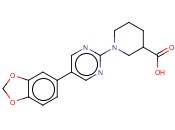 1-[5-(2H-1,3-BENZODIOXOL-5-YL)PYRIMIDIN-2-YL]PIPERIDINE-3-CARBOXYLIC ACID