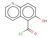 6-<span class='lighter'>HYDROXYQUINOLINE</span>-5-CARBONYL CHLORIDE