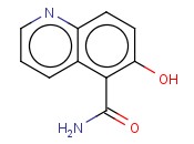 6-<span class='lighter'>HYDROXYQUINOLINE</span>-5-CARBOXAMIDE