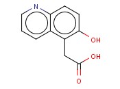 6-<span class='lighter'>HYDROXYQUINOLINE</span>-5-ACETIC ACID