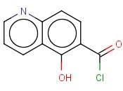 5-<span class='lighter'>HYDROXYQUINOLINE</span>-6-CARBONYL CHLORIDE
