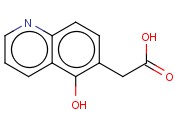 5-<span class='lighter'>HYDROXYQUINOLINE</span>-6-ACETIC ACID