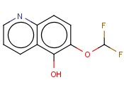 6-(DIFLUOROMETHOXY)-5-<span class='lighter'>HYDROXYQUINOLINE</span>