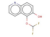 5-(DIFLUOROMETHOXY)-<span class='lighter'>6-HYDROXYQUINOLINE</span>
