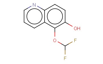 5-(DIFLUOROMETHOXY)-<span class='lighter'>6-HYDROXYQUINOLINE</span>